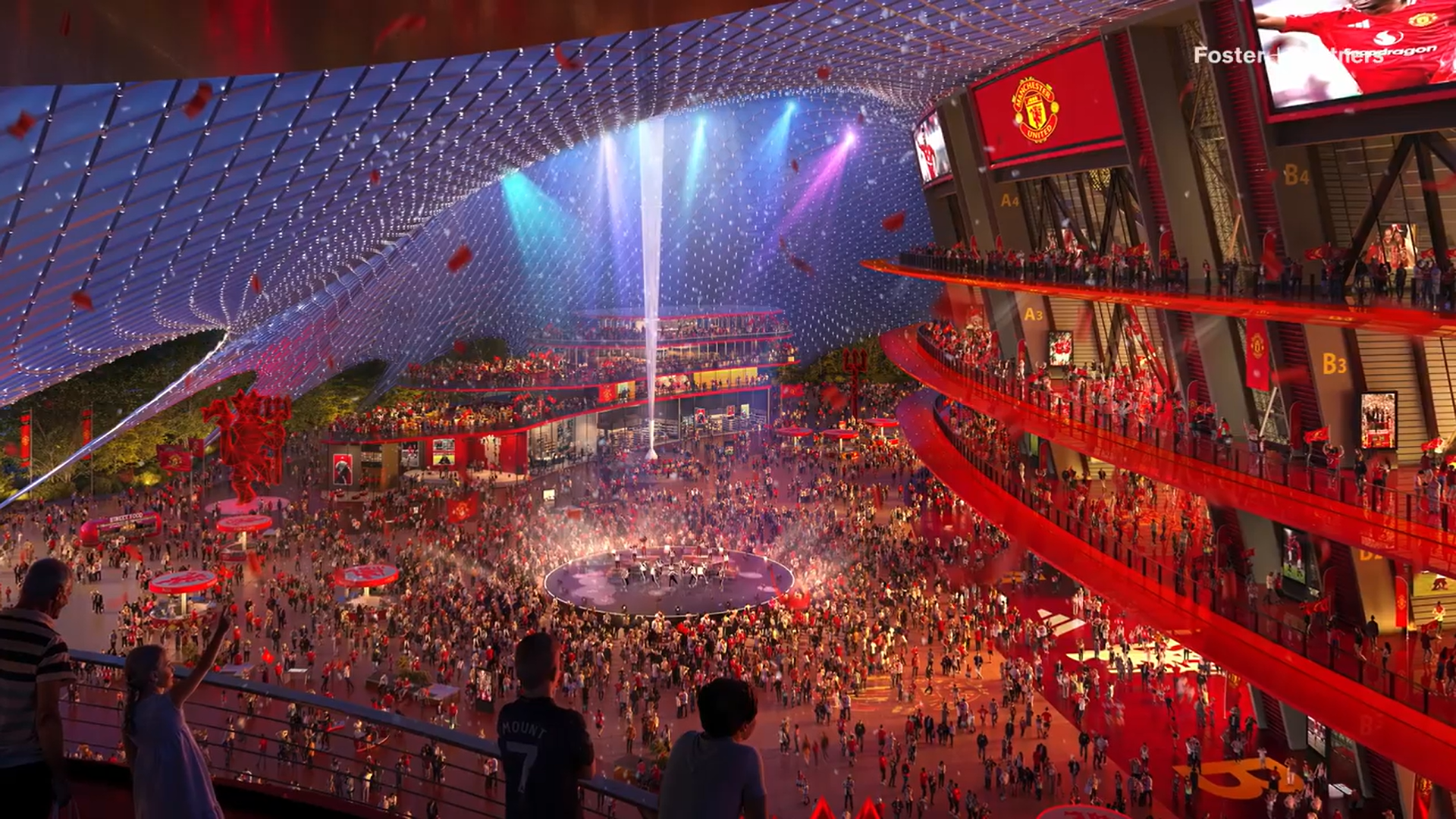 Au apărut primele imagini! Man United construiește un stadion gigantic, de 100.000 de locuri
