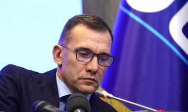 Press conference of Ukrainian Association of Football President Andriy Shevchenko in Kyiv