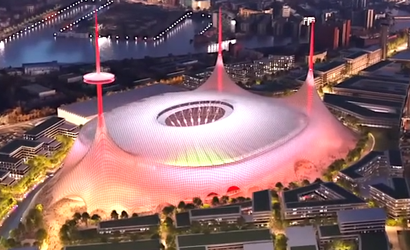 Stadionul de 2.000.000.000€ confundat cu un ”cort de circ” întâmpină probleme: ce s-a întâmplat