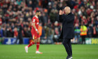 LIVERPOOL, UK - 11th Mar 2025: Liverpool manager Arne Slot applauds the fans after the UEFA Champions League last-16 second leg match between Liverpool FC and Paris Saint-Germain at Anfield (Credit: Craig Mercer/ Alamy Live News)