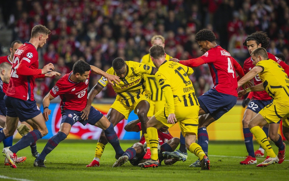 Lille - Borussia Dortmund 1-2. Finalista de anul trecut, în sferturi după o "remontada" în deplasare