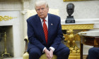 Le président Donald Trump et Mark Rutte, Secrétaire général de l'OTAN, donnent une conférence de presse dans le bureau Ovale à la Maison Blanche à Washington