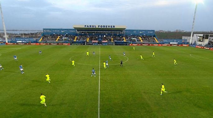Farul - Poli Iași 0-0, ACUM, Digi Sport 1. Ocazii ratate de ambele părți. Gol anulat pentru Denis Alibec