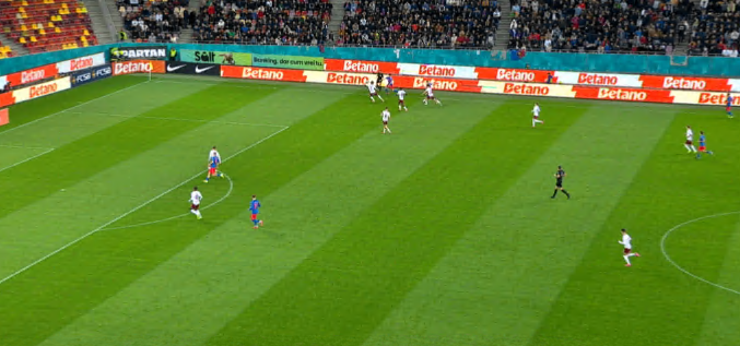 FCSB - Rapid 1-0, ACUM, Digi Sport 1. GOOL! Daniel Bîrligea a deschis scorul pe Arena Națională