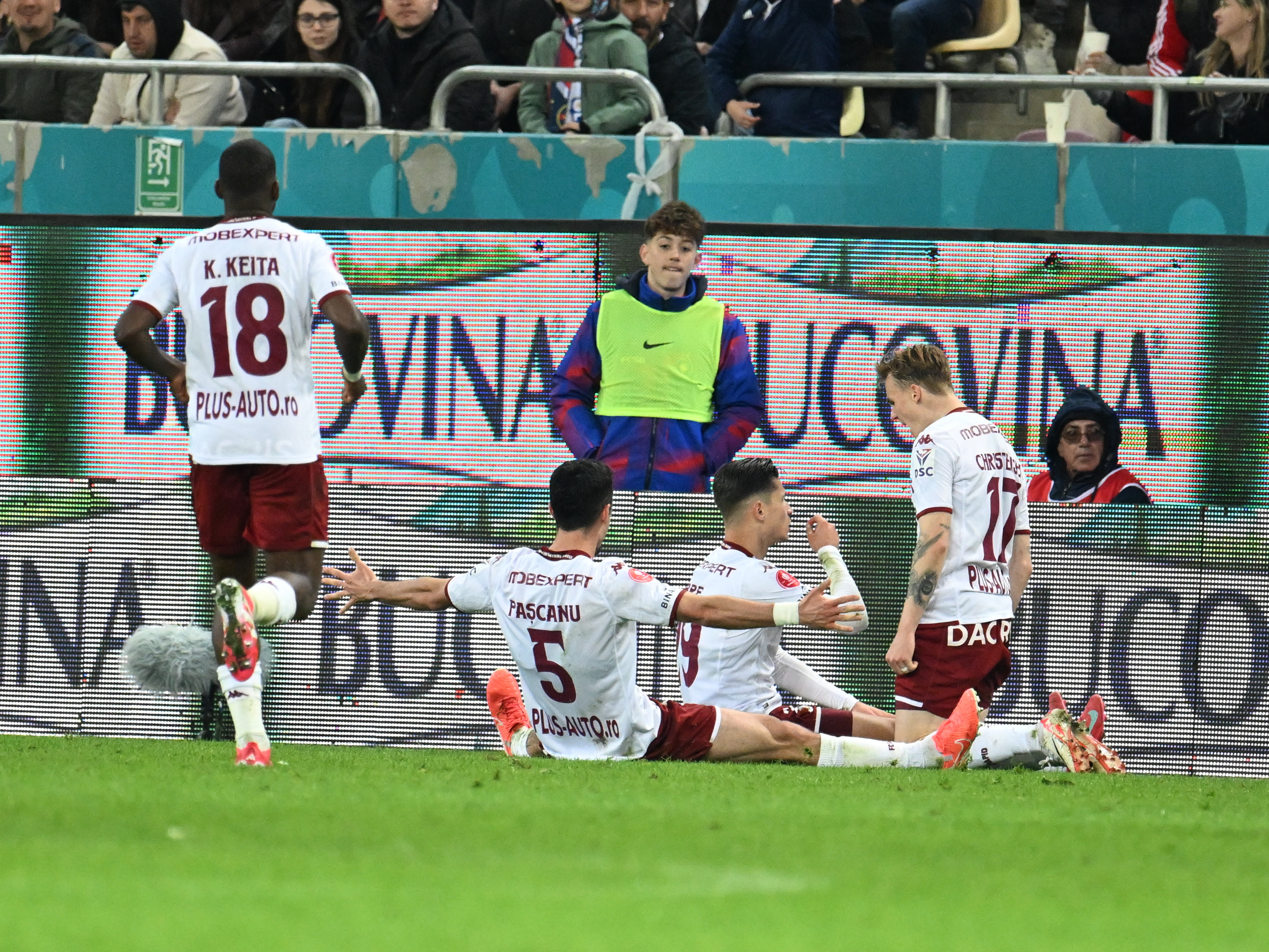 Reacția lui Alex Dobre, după ce a marcat împotriva FCSB-ului în derby-ul ”nebun” de pe Arena Națională