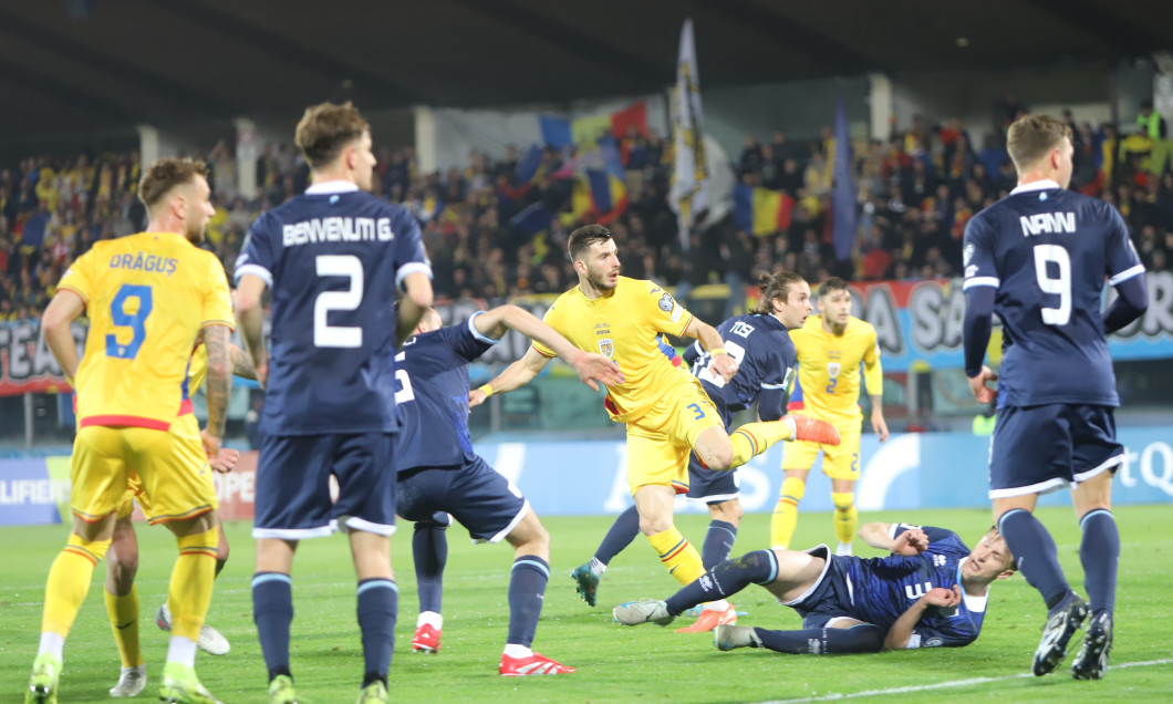 FOTBAL: SAN MARINO - ROMANIA, PRELIMINARIILE C.M. 2026 (24.03.2025)