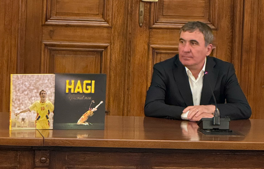 Ilie Dumitrescu și Marius Lăcătuș, prezenți la lansarea autobiografiei lui Gică Hagi: "Fascinant!"