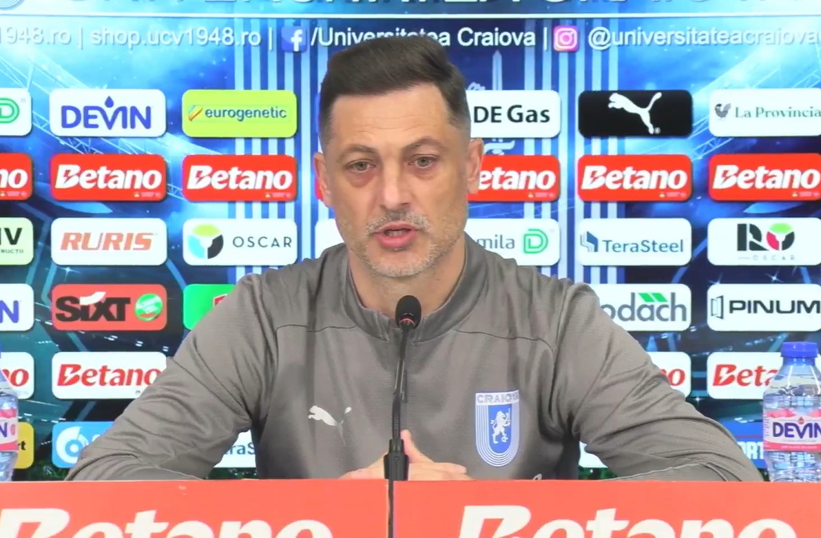 Mirel Rădoi a anunțat cu ce probleme se confruntă Universitatea Craiova, înainte de meciul cu Rapid