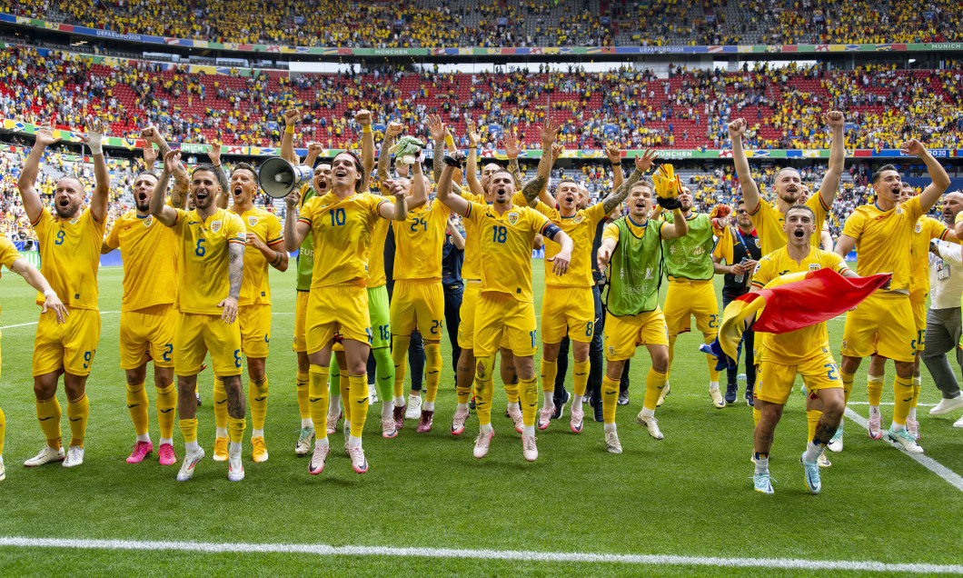 17.06.2024, Fussball UEFA EURO, EM, Europameisterschaft,Fussball 2024, Vorrunde, Match 10, Rumänien - Ukraine, in der Fu