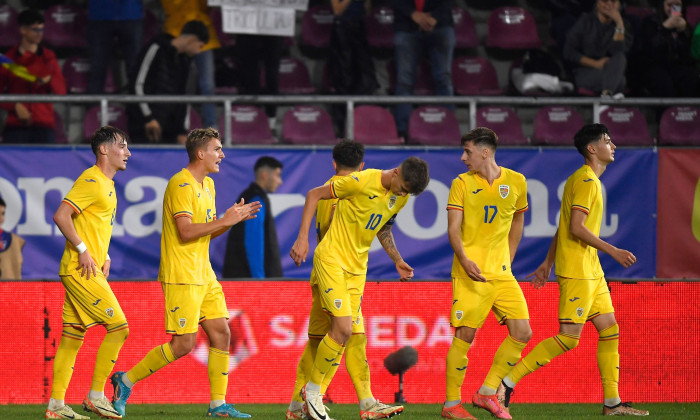 Romania v Armenia - UEFA U21 Euro Championship 2025 Qualifying, Bucharest - 13 Oct 2023