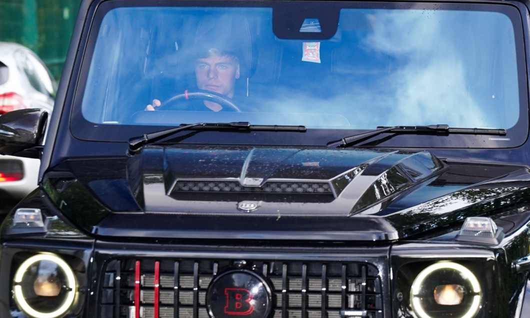 Arrivals at Trafford Training Centre