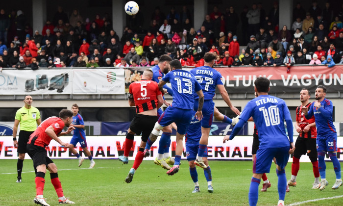 FOTBAL: AFK CSIKSZEREDA MIERCUREA CIUC - STEAUA BUCURESTI, LIGA 2 CASA PARIURILOR - PLAY-OFF PROMOVARE (03.04.2025)