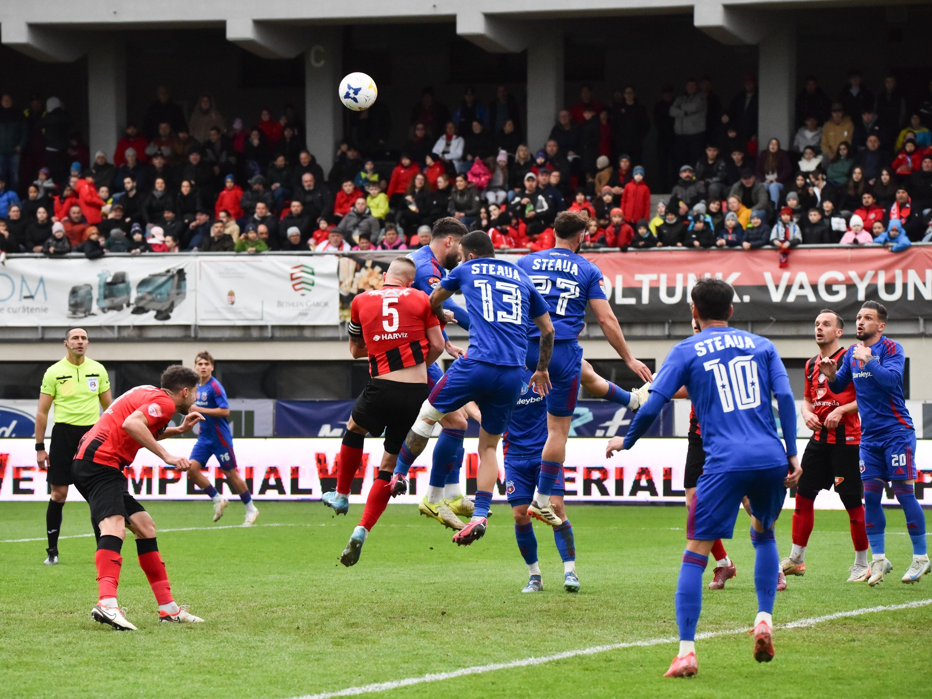 Csikszereda - Steaua 0-0. Remiză ”albă” între ciucani și ”roș-albaștrii”