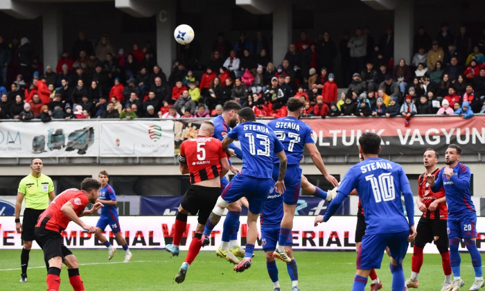 FOTBAL: AFK CSIKSZEREDA MIERCUREA CIUC - STEAUA BUCURESTI, LIGA 2 CASA PARIURILOR - PLAY-OFF PROMOVARE (03.04.2025)
