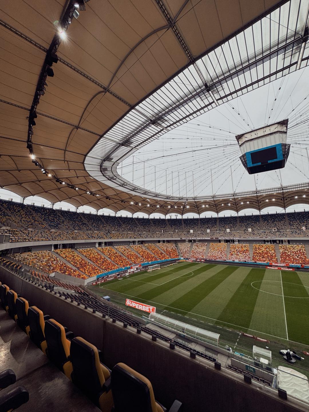 Noi schimbări! Cum arată Arena Națională cu două ore înainte de Rapid - Dinamo