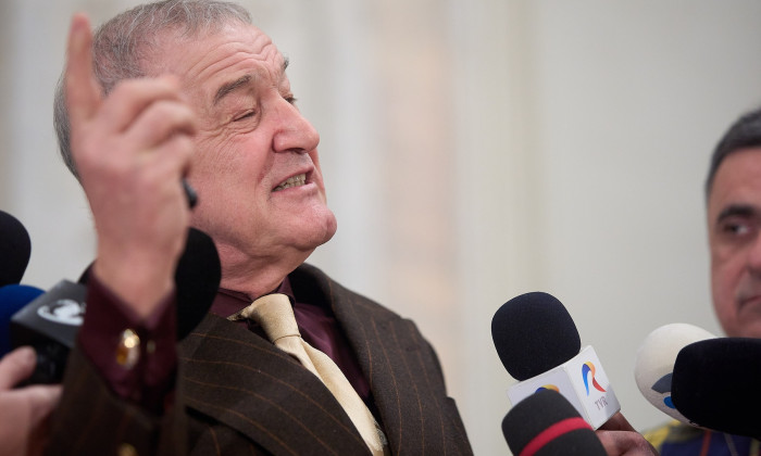 Gigi Becali About the AUR candidate, 2025 Romanian presidential elections, Bucharest, Romania - 11 Mar 2025