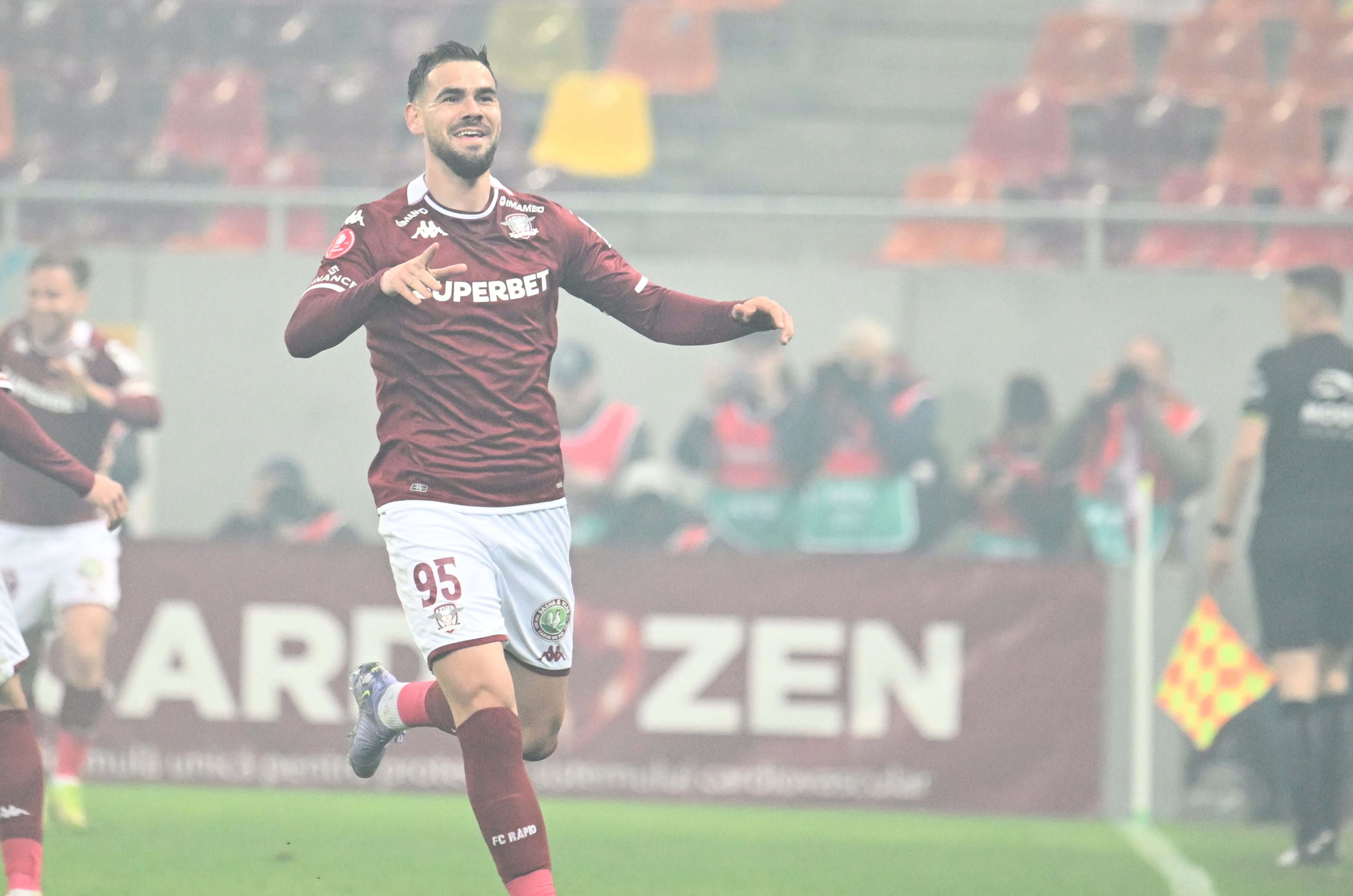 ”Am simțit la picior”! Elvir Koljic a spus de ce a ieșit la pauza meciului Rapid - Dinamo