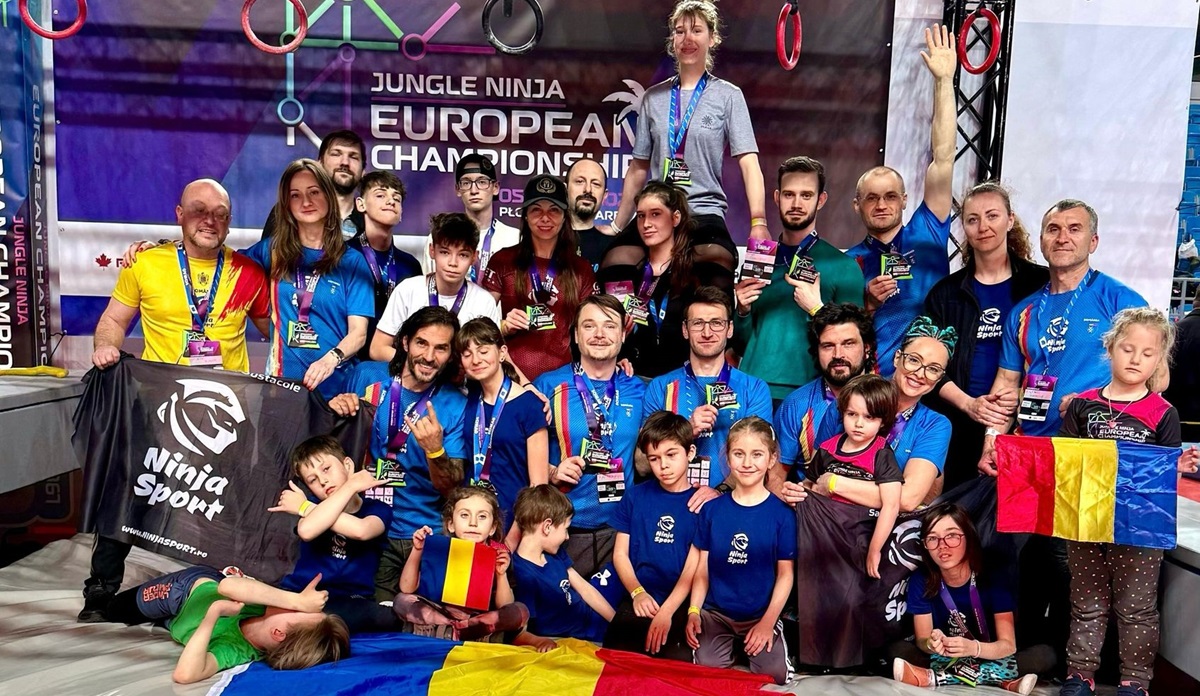 România a obținut o medalie de bronz la Campionatul European de Ninja Sport 2025