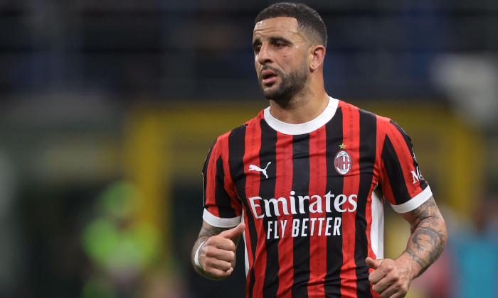 Milan, Italy, 5th April 2025. Kyle Walker of AC Milan looks on during the Serie A match at Giuseppe Meazza, Milan. Picture credit should read: Jonathan Moscrop / Sportimage