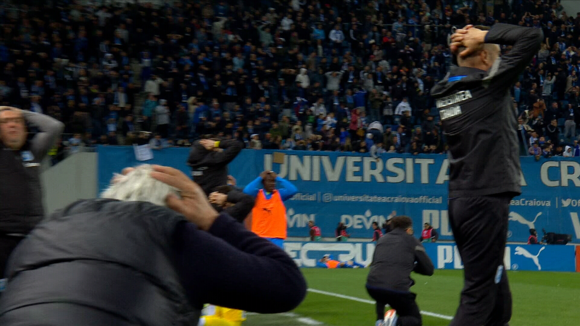 Gigi Becali n-a stat pe gânduri după ce a fost întrebat despre imaginile serii oferite de olteni, la Craiova - FCSB
