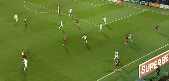 CFR Cluj - Rapid 0-0, ACUM, Digi Sport 1. A început partida din Gruia!