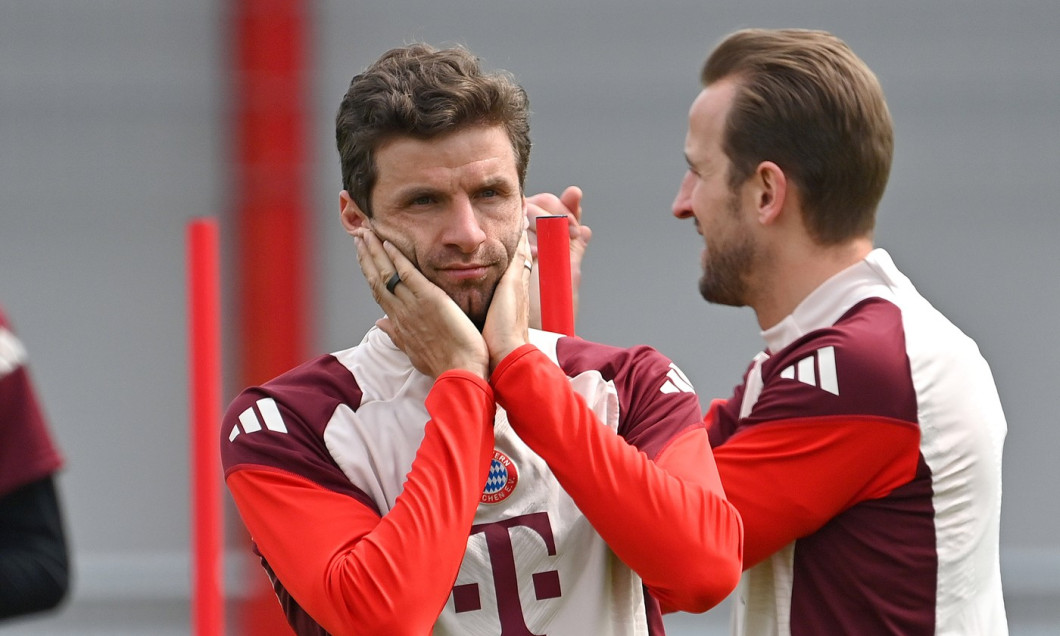 Fussball Champions League Abschlusstraining FC Bayern Muenchen