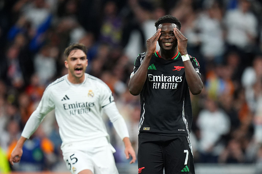 Real Madrid - Arsenal 0-0, ACUM, Digi Sport 1. Bukayo Saka a ratat din penalty. Controversă și în careul ”Tunarilor”