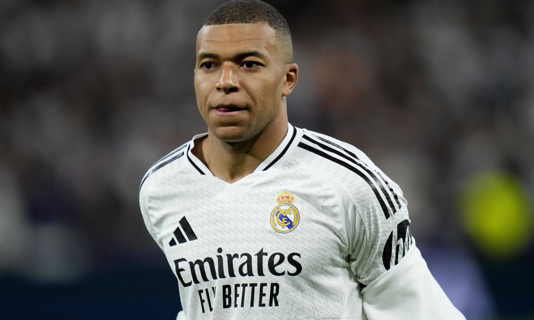 Cc Madrid 16/04/2025 - Champions League / Real Madrid-Arsenal / foto Cesar Cebolla/Image nella foto: Kylian Mbappe PUBLI