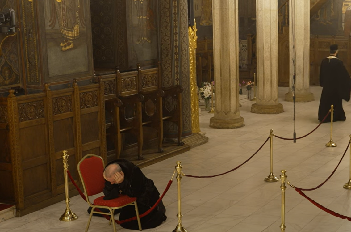 Gigi Becali a fost la Patriarhie la Slujba de Înviere
