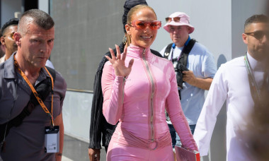 Jeddah, Saudi Arabia. 19th April 2025. Jennifer Lopez During FP3. Ahmad Al Shehab/Alamy Live News.