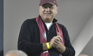 Dan Sucu in tribuna la meciul de fotbal dintre Rapid Bucuresti si CFR Cluj, contand pentru Superliga Superbet, desfasura