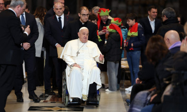 Pope Francis Bergoglio attends the celebration of the Epiphany of the Lord Holy Mass
