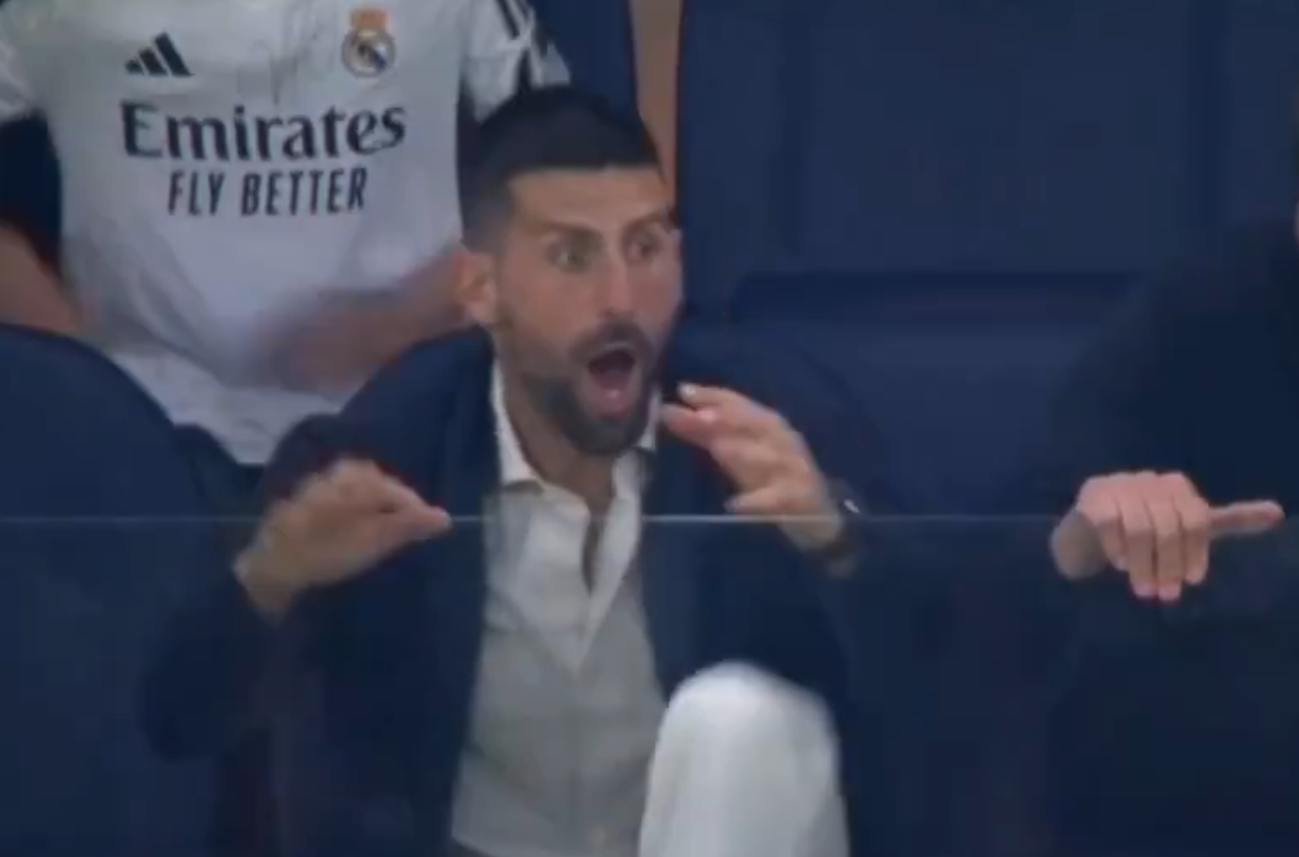 Nu i-a venit să creadă! Novak Djokovic a sărit de pe scaun, la Real Madrid - Athletic Bilbao 1-0