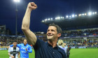 Cristian Chivu (Head Coach Parma Calcio) celebrates after the match during Parma Calcio vs Juventus FC, Italian soccer Serie A match in Parma, Italy, April 23 2025