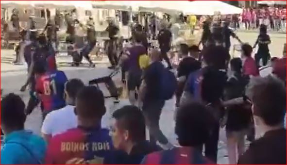 Incidente pe străzile de la Sevilla, înainte de Barcelona - Real Madrid