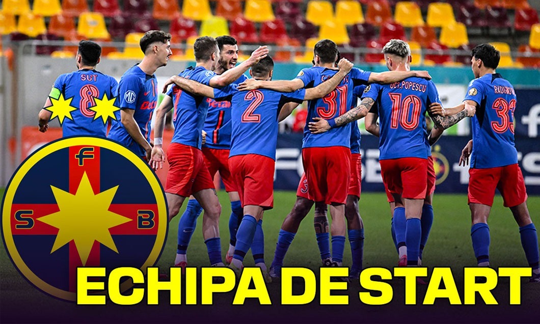 Au apărut echipele de start la Rapid - FCSB: cine joacă fundaș central la ”Roș-Albaștri” în locul lui Mihai Popescu