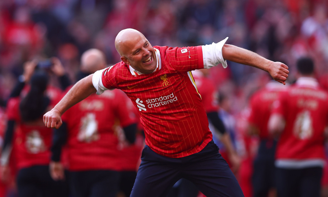 Liverpool v Tottenham Hotspur, Premier League, Football, Anfield, Liverpool, UK - 27 Apr 2025