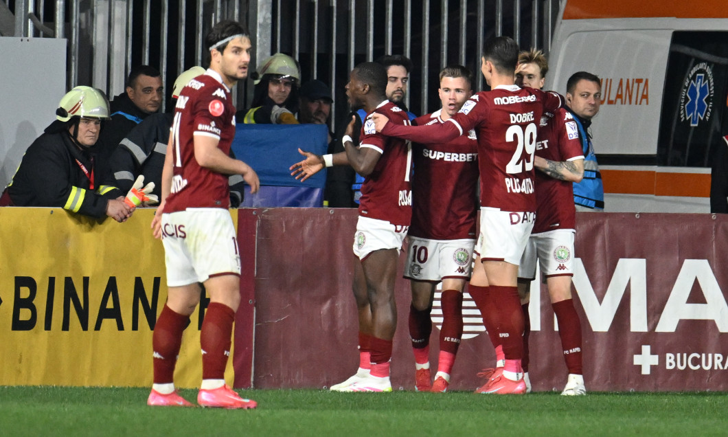 FOTBAL:RAPID BUCURESTI-FCSB, PLAY OFF SUPERLIGA SUPERBET (27.04.2025)