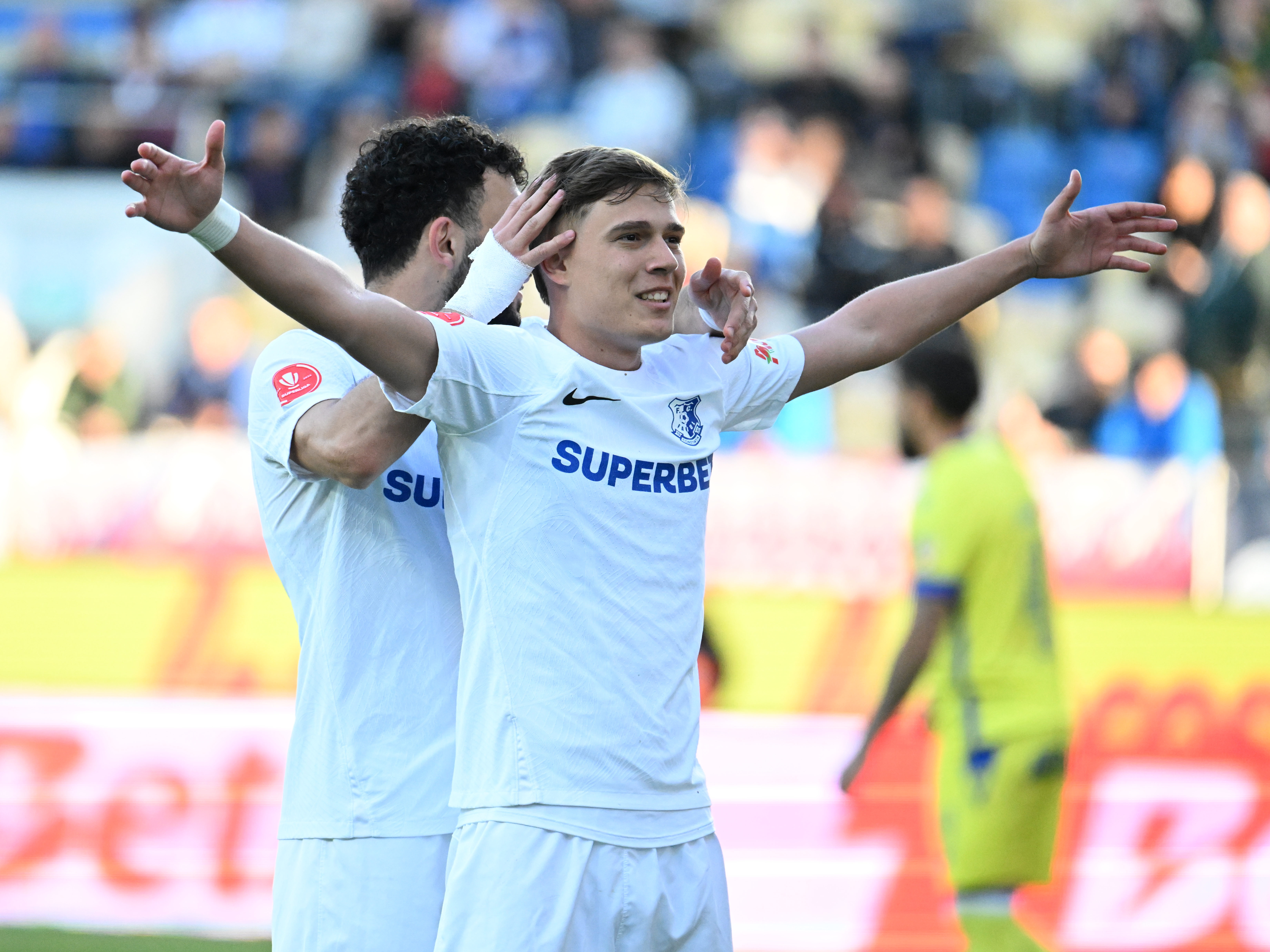Luca Băsceanu, după golul victoriei cu Petrolul: "Știam dinainte de meci că voi marca"