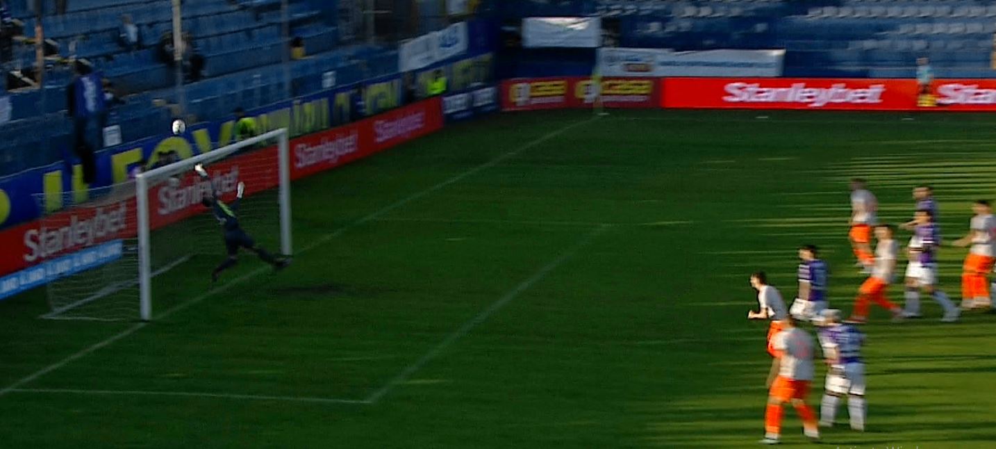 Metaloglobus - FC Argeș 1-0, Digi Sport 1. Straton, intervenție de zile mari