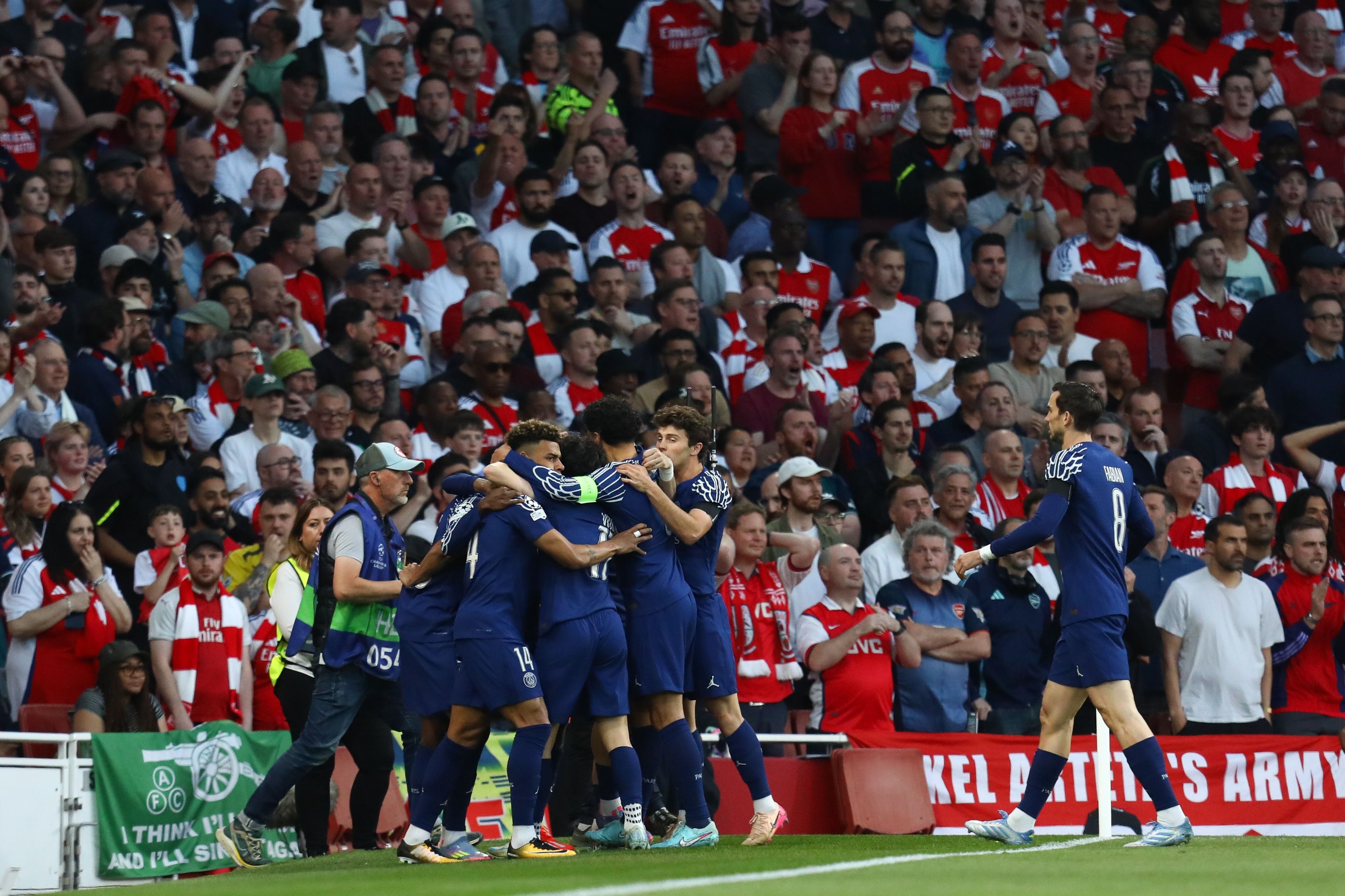 Arsenal - PSG 0-1! Golul lui Dembele le dă parizienilor prima șansă pentru finala Champions League