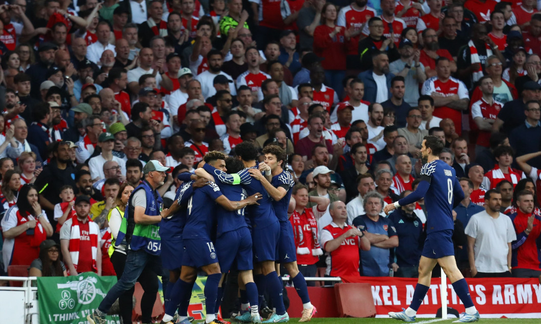 Soccer 2025: Arsenal : PSG: UEFA Champions League, London, United Kingdom - 29 Apr 2025