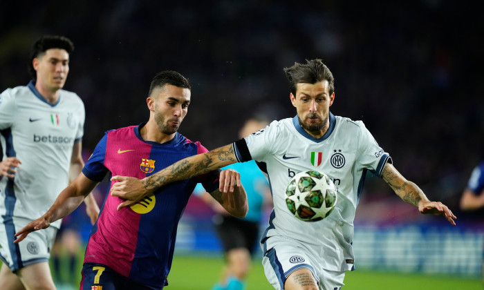 FC Barcelona v FC Internazionale Milano - UEFA Champions League 2024/25 Semi Final First Leg, Spain - 30 Apr 2025