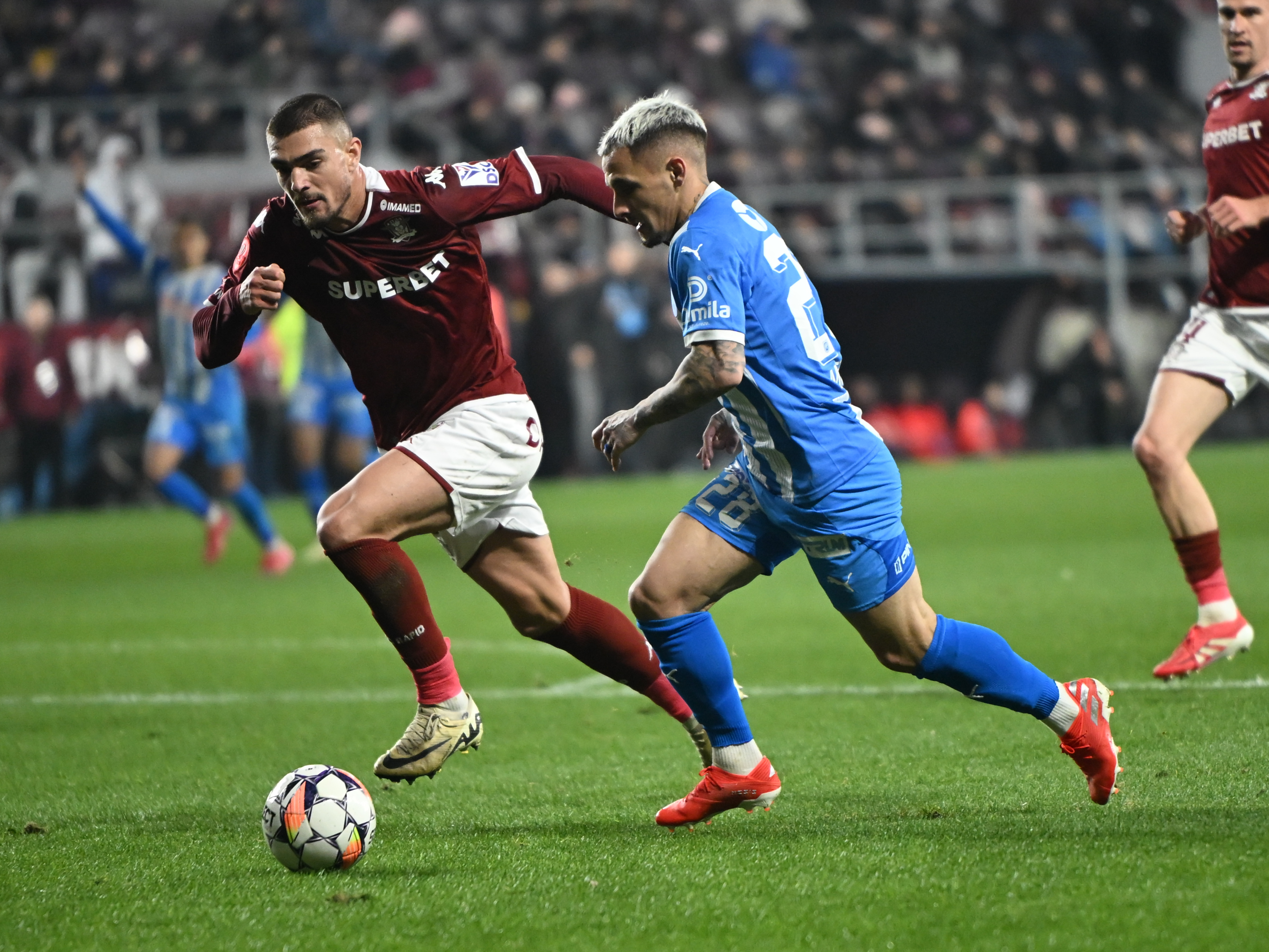 Universitatea Craiova - Rapid, Live Video, 20:30, pe Digi Sport 1. Oltenii încă mai speră la titlul de campioană