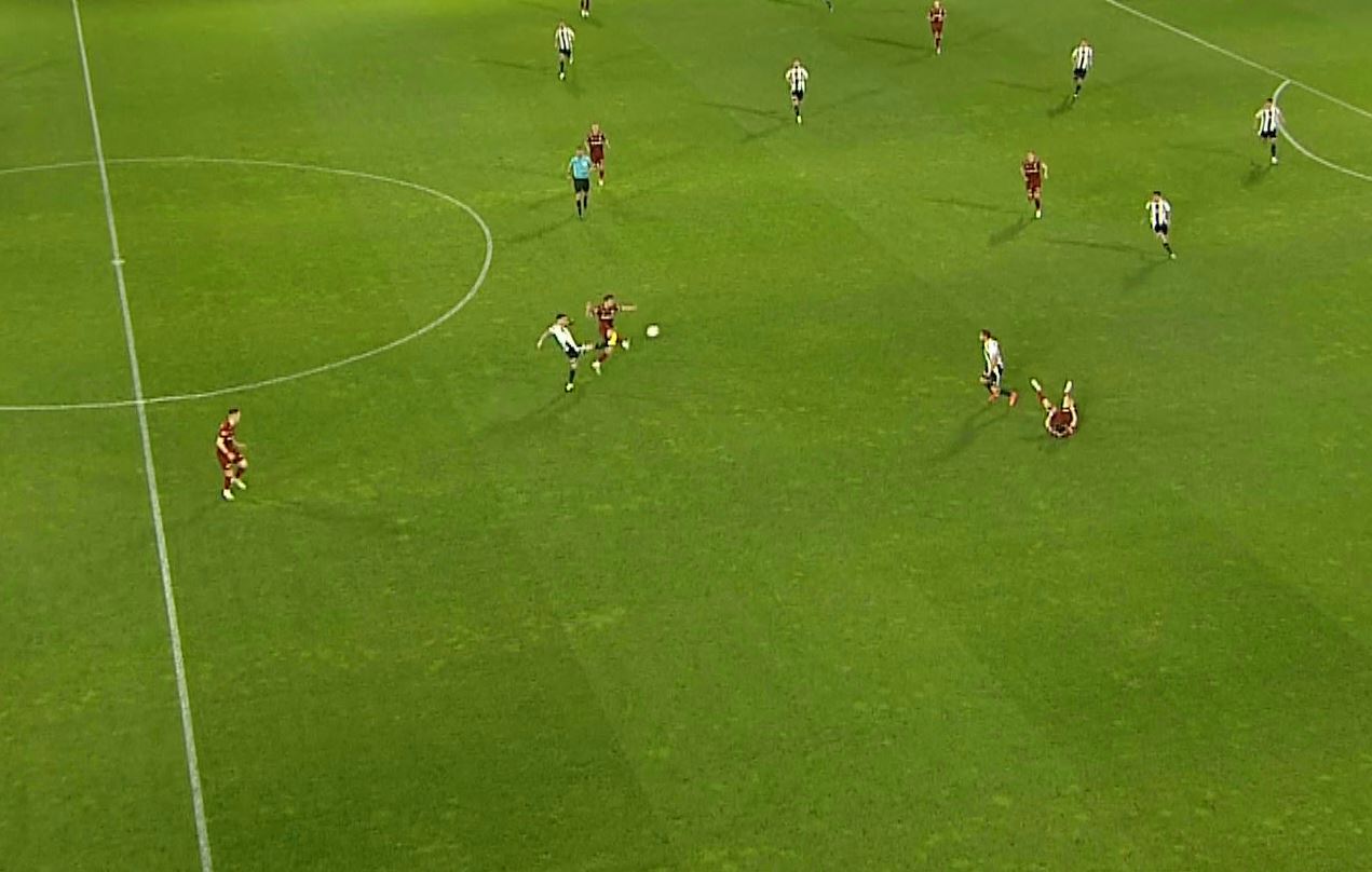 CFR Cluj - ”U” Cluj 0-0, ACUM, Digi Sport 1. Gazdele au solicitat un penalty