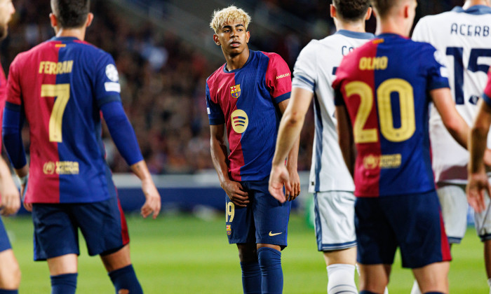 UEFA Champions League game between teams of FC Barcelona and Internazionale Milano