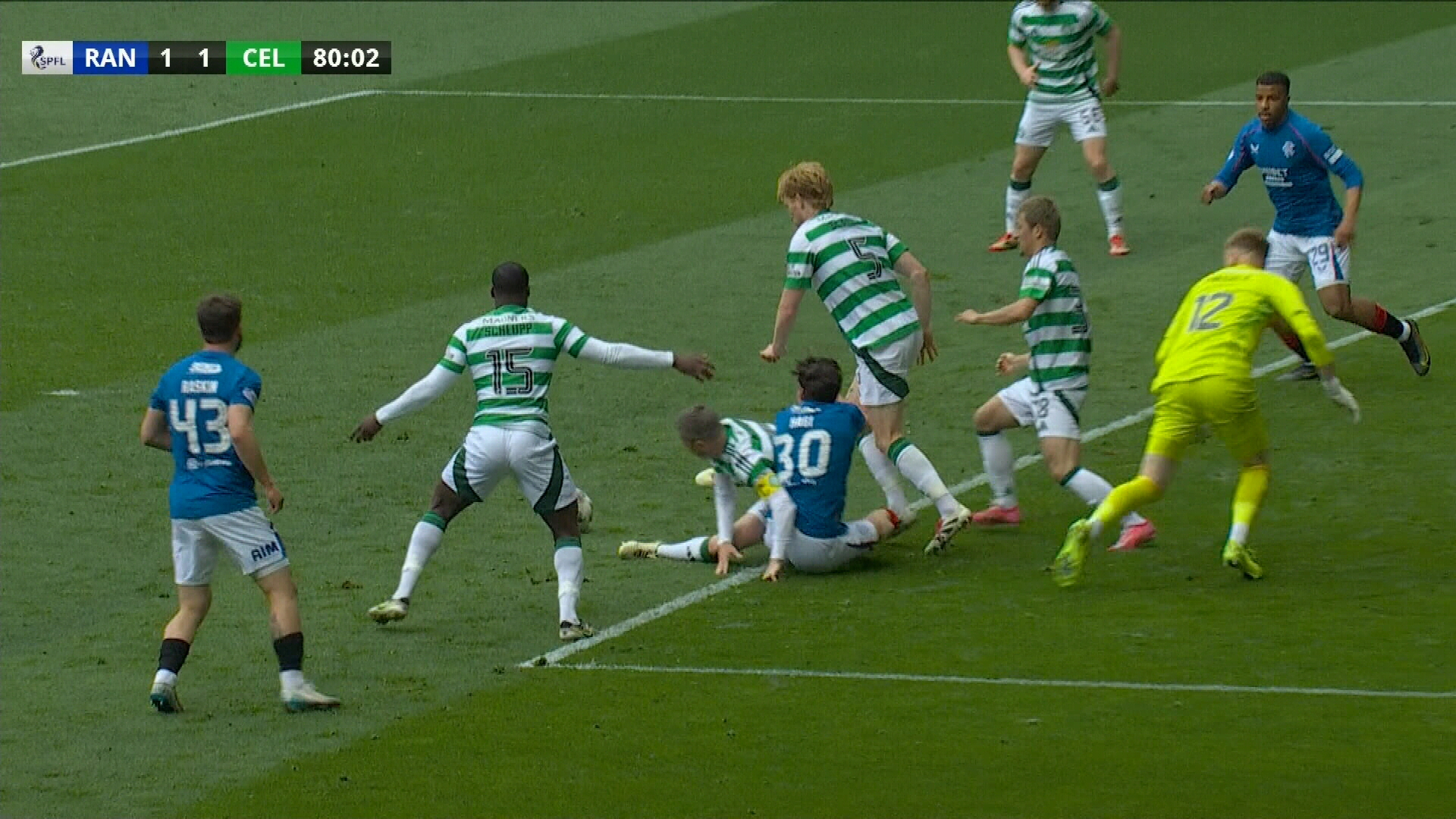 Cadru cu cadru! Cum s-a accidentat Ianis Hagi în Rangers - Celtic și cum a ajuns să facă acel gest de la ieșire