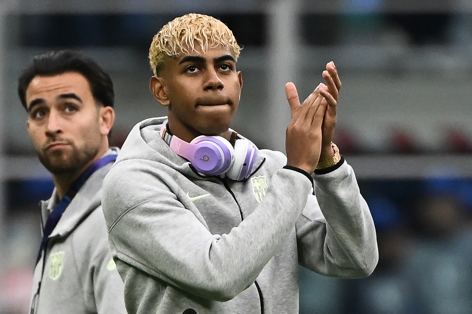 Huiduit la scenă deschisă la Milano, Lamine Yamal nu a ezitat să le răspundă fanilor lui Inter