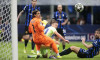 Yann Sommer of Inter FC, Dani Olmo of FC Barcelona and Francesco Acerbi of Inter FC during the Uefa Champions League 2024/45, semi-final second leg, football match between FC Inter and FC Barcelona on 06 Maj 2025 at San Siro Stadium, Milan, Italy. Photo N