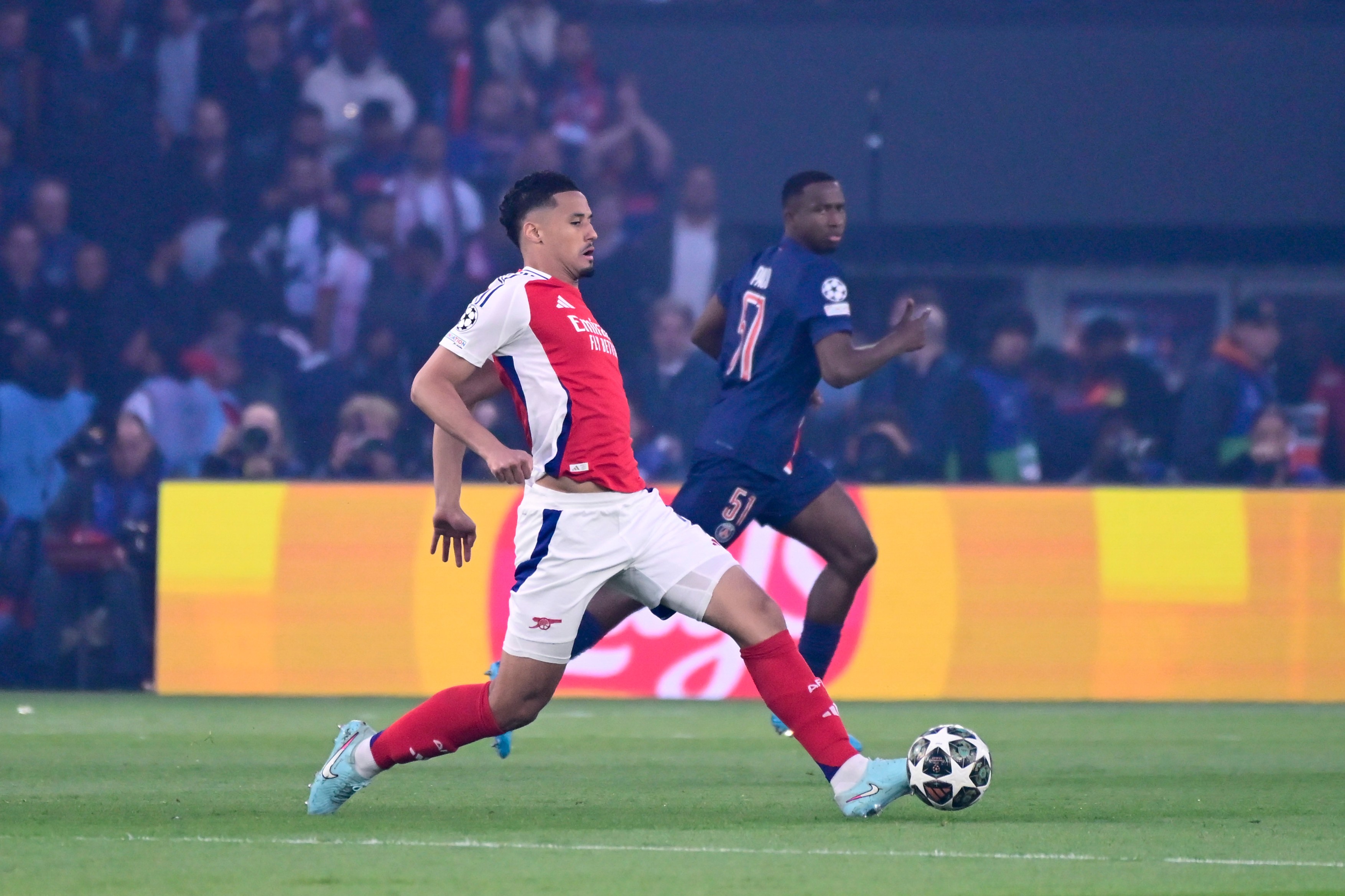 PSG - Arsenal 1-0, ACUM, la Digi Sport 1. Francezii au trimis ”o rachetă” în poarta lui Raya